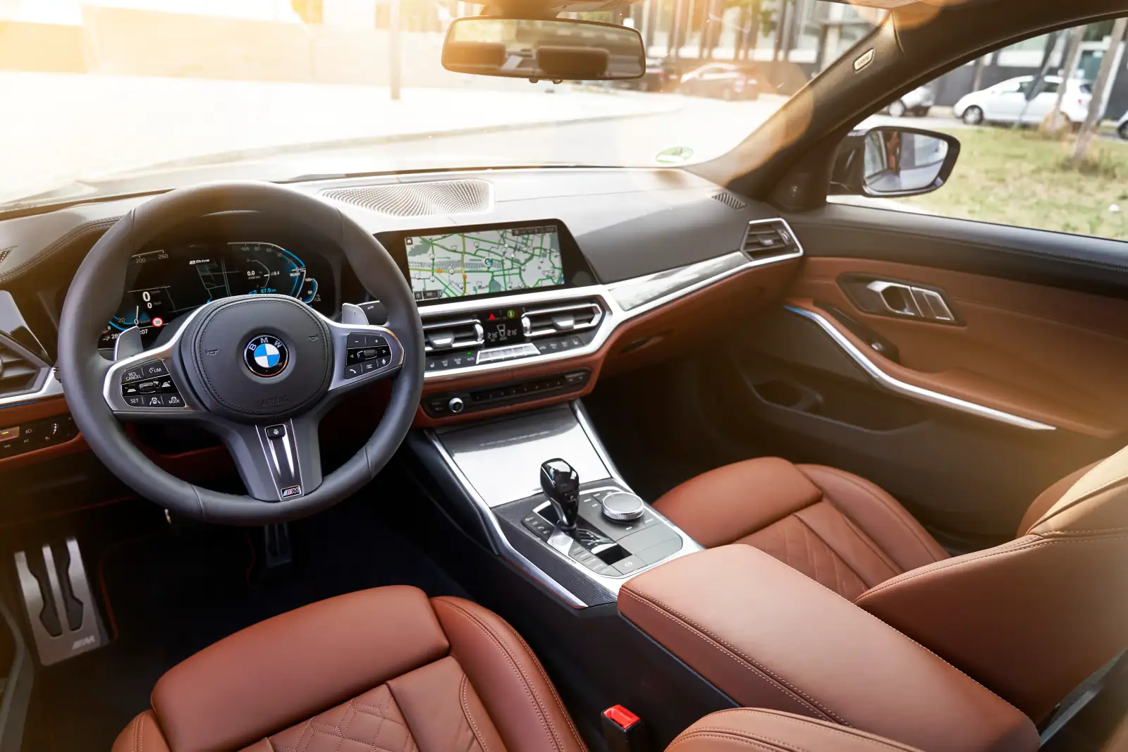 bmw 330e interior