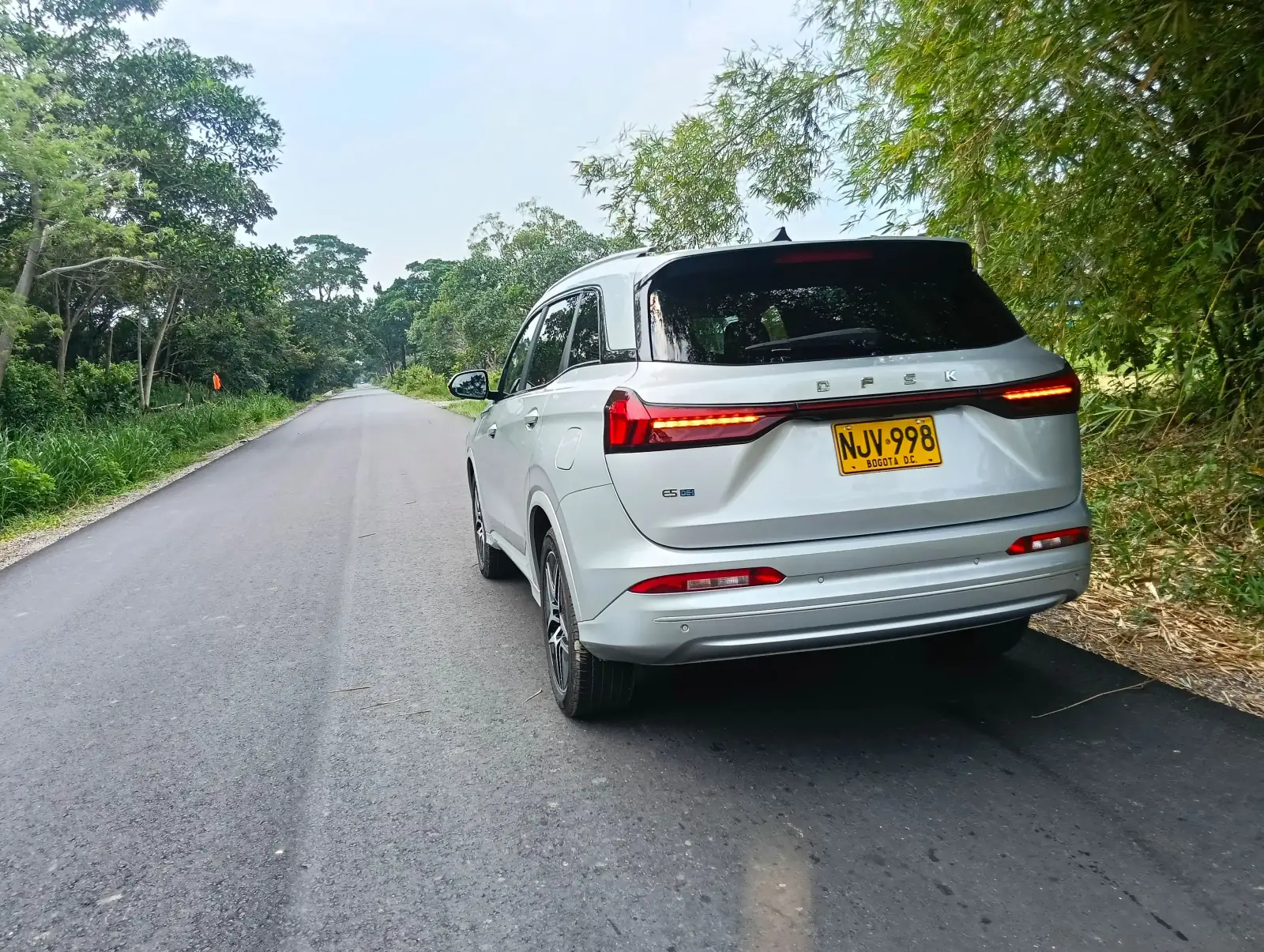 DFSK Seres E5 suspensión